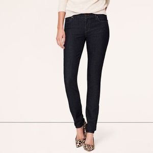 LOFT | Modern Skinny Jeans in Dark Blue